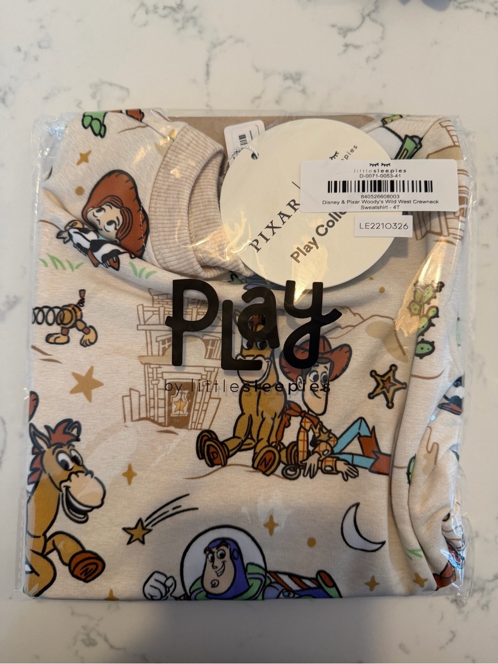 Little Sleepies Disney Pixar Toy Story Crewneck